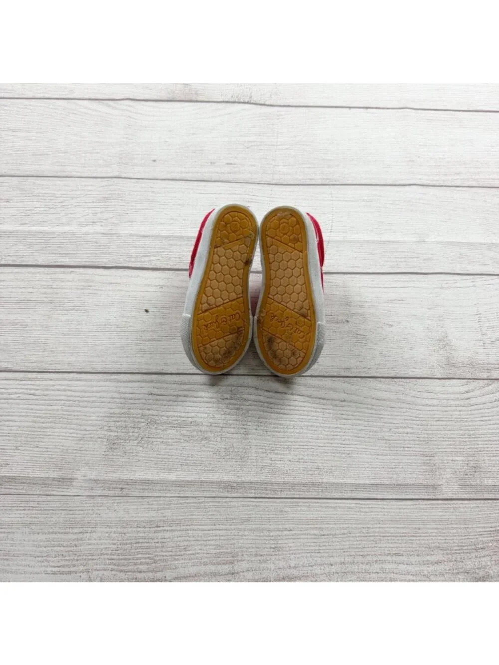 Cat & Jack Toddler Kids Red Canvas Slip On Sneakers Casual 7